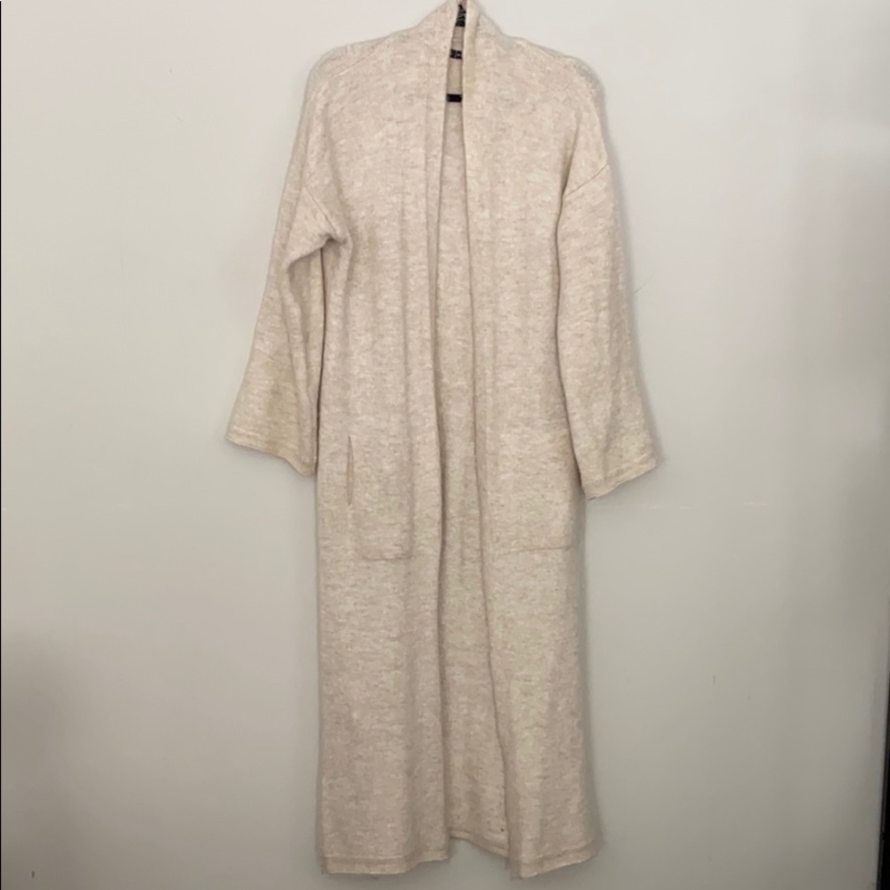 Nasty Gal Oatmeal Duster